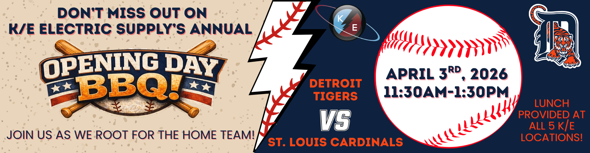 Detroit Tigers Opening Day BBQ